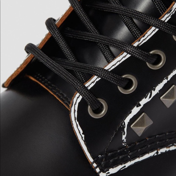 Dr.Martens 1460 Stud BLACK ROLLED VINTAGE SMOOTH - Picture 2 of 15